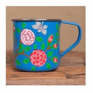 Tazas de aspecto moderno pintadas a mano, accesorio elegante para uso en Hotel, cocina, precio al por mayor, de metal - Product Image 3