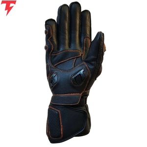 Top Trendy Multi Customized Colors Leather Biker <b>Gloves</b> Anti Skid Grip Hot Selling Best Material Biker Leather <b>Gloves</b> - Product Image 3