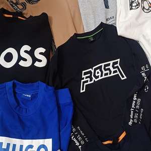 เสื้อยืดผู้ชายจากบังกลาเทศ ผ้าฝ้าย 100% น้ำหนัก 180 กรัม สต็อกล็อต ของแบรนด์ดัง สินค้าเกินออเดอร์ ยกเลิกการสั่งซื้อ สินค้าล้นสต็อก ขายส่ง - Product Image 2