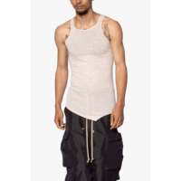 Le Débardeur Racer Sheer Knit-Gris