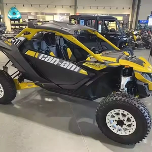 Can-Am Maverick R X RS 2024 con Smart-Shox en Negro Carbón y Amarillo Neón - Personalizable de Grado Industrial OEM - Product Image 1