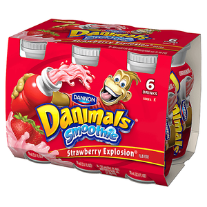 Danimals Baby & Kids Snack lacté aromatisé au chocolat et au yaourt pour la nutrition quotidienne, la croissance et l'énergie - Product Image 1