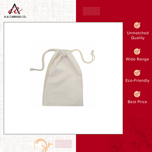 Gran venta en bolsas de compras de lona de algodón de color crema de calidad óptima con asa con cordón a precio de mercado confiable - Product Image 2