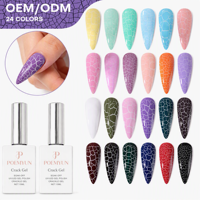 Ensemble de 12 couleurs de peinture gel pour nail art, gel de peinture crème à haute couvrance pour la création de motifs 3D DIY, UV LED