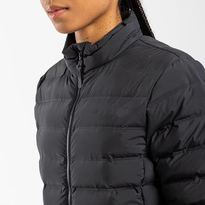 Veste courte en tissu tissé de style universitaire pour femmes grande taille, prix de gros décontractés 2025, meilleure qualité, mode d'hiver - Product Image 2