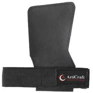 Custom Logo Carbon Fiber <b>Gymnastic</b> Fitness <b>Gloves</b> No Hole Leather and Neoprene Hand Grips for Weight Lifting Training - Product Image 6