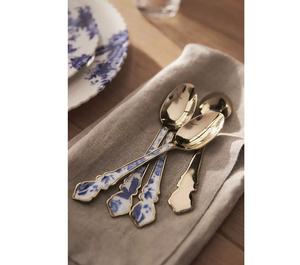 Colección de comedor de metal pulido de lujo Cubiertos de metal pulido Colección de comedor Juego de Cubiertos de acabado mate Cubiertos de metal - Product Image 3