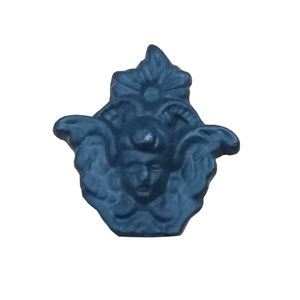 Directement du fabricant Queen Head Boutons d'armoire rustiques vintage texturés noirs Boutons de tiroir de style moderne à bas prix - Product Image 1