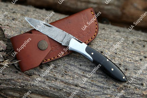 Damascus Steel Lightweight Foldable <b>Pocket</b> <b>Knife</b> Hand Stitched Wooden Handle OEM ODM Support Customizable Folding <b>EDC</b> <b>Knife</b> - Product Image 4