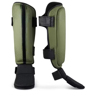 Protège-tibias pour hommes, design très demandé, cuir, protection professionnelle, respirant, anti-rides, dernières tendances en matière de tissus, vente chaude - Product Image 3