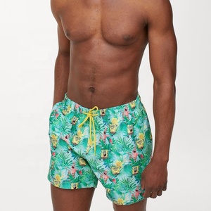 Custom 100%Polyester Beach <b>Shorts</b> <b>Men</b> Board <b>Short</b> Swimwear Blue Printed With Back Pocket Swimming <b>Shorts</b> Swim Trunks - Product Image 5