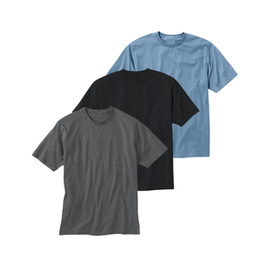 OEM al por mayor de los hombres de manga corta 100% algodón camisetas transpirable y antiarrugas logotipo personalizado Vinh Hung Vietnam Garment Factory - Product Image 3