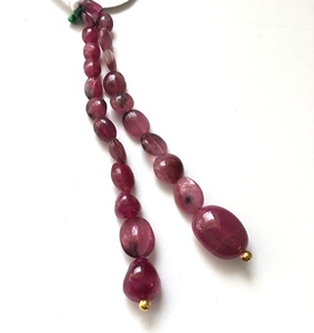Cuentas Sueltas de Turmalina Rosa Natural, 2 Hilos, Naturales, para la Elaboración de Joyería Fina, Piedras Preciosas - Product Image 4