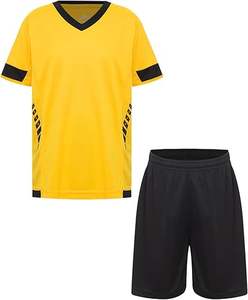 Tenues de football personnalisées tendance avec nom d'équipe, service OEM, manches courtes, respirantes, légères, prix abordable, fabricant de premier plan - Product Image 5