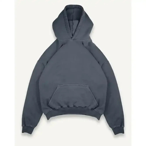 เสื้อฮู้ดดี้ผู้ชายสำหรับฤดูหนาว ผ้าฝ้าย 100% พิมพ์ลายดิจิทัล ปักลาย ซิป แบบสวม หนานุ่ม ระบายอากาศได้ดี เป็นมิตรกับสิ่งแวดล้อม - Product Image 3