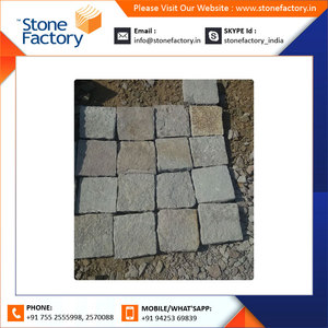 Adoquín 100% Natural de Color Amarillo Marrón para Proyectos de Entradas de Vehículos, Caminos y Estacionamientos, Precio Bajo Garantizado - Product Image 2