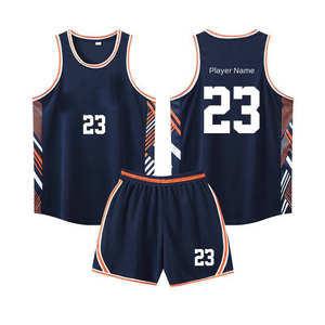 Maillot de basket-ball sans manches antibactérien avec logo personnalisé OEM, impression lumineuse, ensemble cousu pour l'équipe, le club, le numéro - Product Image 2