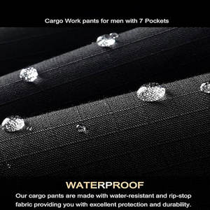 Pantalones Cargo de Estilo Casual para Hombre, Ligeros, de Punto, 100% Algodón, Resistentes al Viento, de Secado Rápido, Transpirables, con Múltiples Bolsillos y Cintura Elástica - Product Image 4