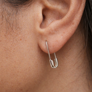 Pendientes de Aro con Corte Princesa en Oro Rosa y Turquesa, Estilo Vintage, para Regalo - Product Image 2