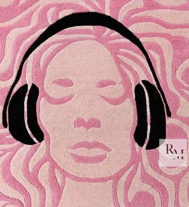 100% laine fine fait à la main moderne Musical luxe tapis tapis pour sol de la maison très Durable lavable antidérapant taille personnalisée - Product Image 3