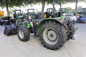 Tractor a pie Deutz Fahr AL 70hp usado con motor Kubota, motor de bomba de caja de cambios, potencia nominal de 55hp para granjas, rodamiento de engranajes incluido - Product Image 2