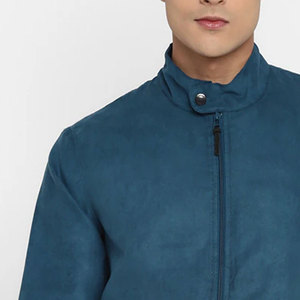 Latest Design Men's Bomber Jacket Made In Polyester with <b>Stand</b> Collar and Front Logo Custom Color Outerwear Winter Jackets - Product Image 6