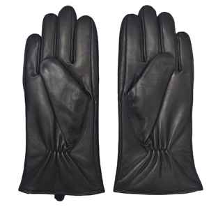 Guantes de conducción de cuero de cabra y piel de vaca personalizados de alta calidad para mujeres totalmente forrados uso al aire libre estilo liso al por mayor - Product Image 4