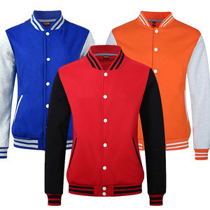 Veste universitaire Letterman vintage avec écusson brodé personnalisé, veste de baseball universitaire en laine et polyester de haute qualité, vente en gros - Product Image 3