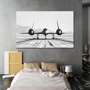 Art sur toile Modern Fighter : Œuvre d'art imprimée pour la décoration intérieure, 1P : Prêt à accrocher - Product Image 1