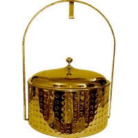 Casseroles tendance finition argentée, style arabe, support en métal du Moyen-Orient, meilleure qualité, chauffe-plats spécial Ramadan, buffet