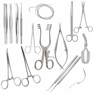Kit de cirugía cardiovascular Médico Vascular Coronario Trombosis menor Cirugía de enfermedad cardíaca Manual de acero inoxidable Juego de 16 piezas - Product Image 5