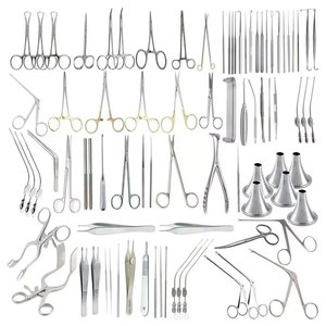 ชุดเครื่องมือผ่าตัดเยื่อแก้วหูแบบแมนนวล101ชิ้น-เครื่องมือผ่าตัดสแตนเลสสตีลนำมาใช้ใหม่ได้ - Product Image 1