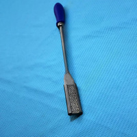 Râpe dentaire droite en acier inoxydable 304 de haute qualité, réutilisable, pour le soin dentaire des chevaux et des chiens, instrument vétérinaire pour le détartrage des dents.