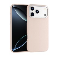 Étui en cuir magnétique orné de diamants pour 17 pouces, compatible avec une conception antichoc et une finition scintillante, plusieurs couleurs