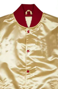 Veste universitaire en satin personnalisée de haute qualité standard pour hommes, basketball, personnalisée, prix bas - Product Image 5