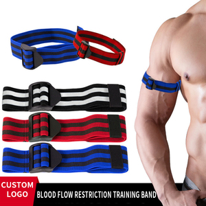 Bandas de entrenamiento BFR oclusion, levantamiento de pesas, negro, rojo, azul, verde, Logo personalizado disponible - Product Image 3