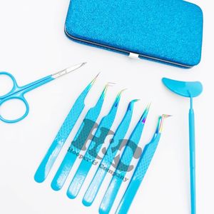 Pince à épiler pour extension de cils personnalisée ensemble de pinces à cils pince à cils en acier inoxydable vison marque privée logo offre durable - Product Image 6