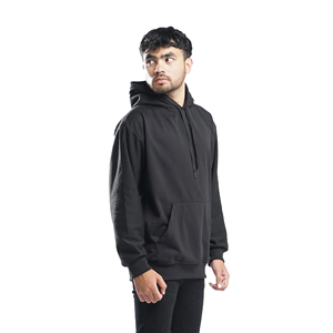 เสื้อฮู้ดผ้าฝ้าย100% สำหรับผู้ชายเสื้อมีฮู้ดปักโลโก้โอเวอร์ไซส์3D - Product Image 1