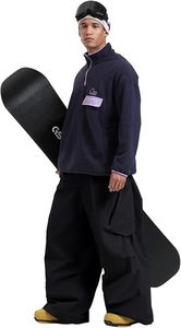 Waterproof Baggy <b>Cargo</b> Snow <b>Pants</b> <b>Oversize</b> Trousers Custom Streetwear Snowboard Unisex Loose Wide Leg Ski Suit Men <b>Pants</b> - Product Image 3
