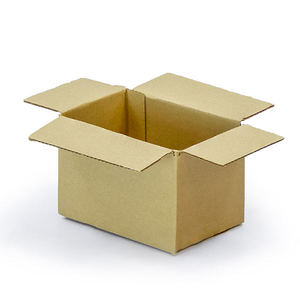 Customizable Single Wall Rigid Cardboard Boxes Corrugated Kraft Paper Airplane Shape Slotted Boxes 15.2x10.2x10.2 cm Recyclable - Product Image 1