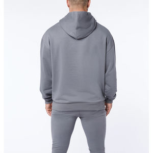 Sudaderas de mezcla de algodón básicas hechas a medida de alta calidad para hombres y mujeres con bordado de patrón de estampado de verano - Product Image 4