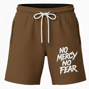 Pantalones Cortos Deportivos Casuales para Hombre, de Secado Rápido, Tejido Transpirable, Ajuste Cómodo, Cintura Alta con Cordón Ajustable, para Correr, Entrenamiento, Gimnasio - Product Image 1