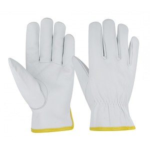 Noir Arbeitshandschuhe cuir synthétique travail robuste conducteur de tracteur utilitaire mécanicien sécurité gants à main résistant à l'huile - Product Image 6