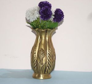 Artisanat Le Décor À La Maison Création Vintage Fleur Vase en laiton Intérieur Affichage De Luxe Jardinière En Vintage Look Prix De Vente Chaudes - Product Image 6
