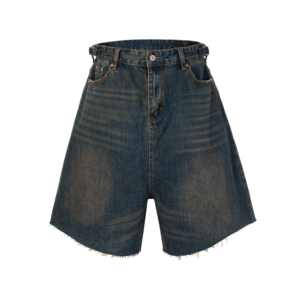 High Street Custom Rhinestone Denim <b>Jeans</b> Jorts <b>Men's</b> Shiny Sun Faded Crystal Summer Denim Shorts <b>Men</b> - Product Image 1