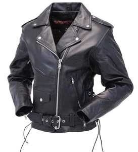 Esprit Classic Style Casual Designer <b>Biker</b> Leather <b>Jacket</b> High Quality Genuine Leather Winter Breathable Lining Satin Waterproof - Product Image 5