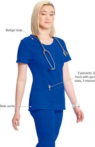 Uniformes hospitaliers durables vente en gros Ensembles de gommages flexibles en coton et en polyester Pantalons de jogging pour médecins et infirmières - Product Image 5