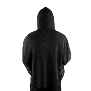 Sweat-shirt de sport respirant à séchage rapide léger pour homme en polaire uni de grande taille pour l'entraînement actif en salle de sport - Product Image 4