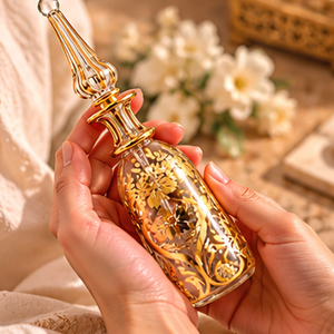 Flacons de parfum personnalisés Farida en édition limitée – Flacons de parfum décoratifs en verre égyptien de luxe faits à la main - Product Image 1