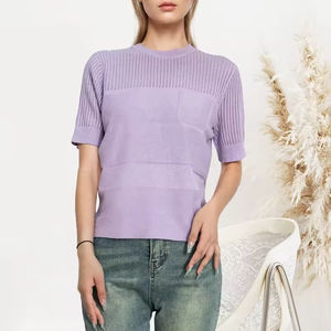 T-shirts pour femmes de haute qualité, vente en gros de chemises pour femmes, manches courtes, mode unisexe, t-shirts à col rond - Product Image 1